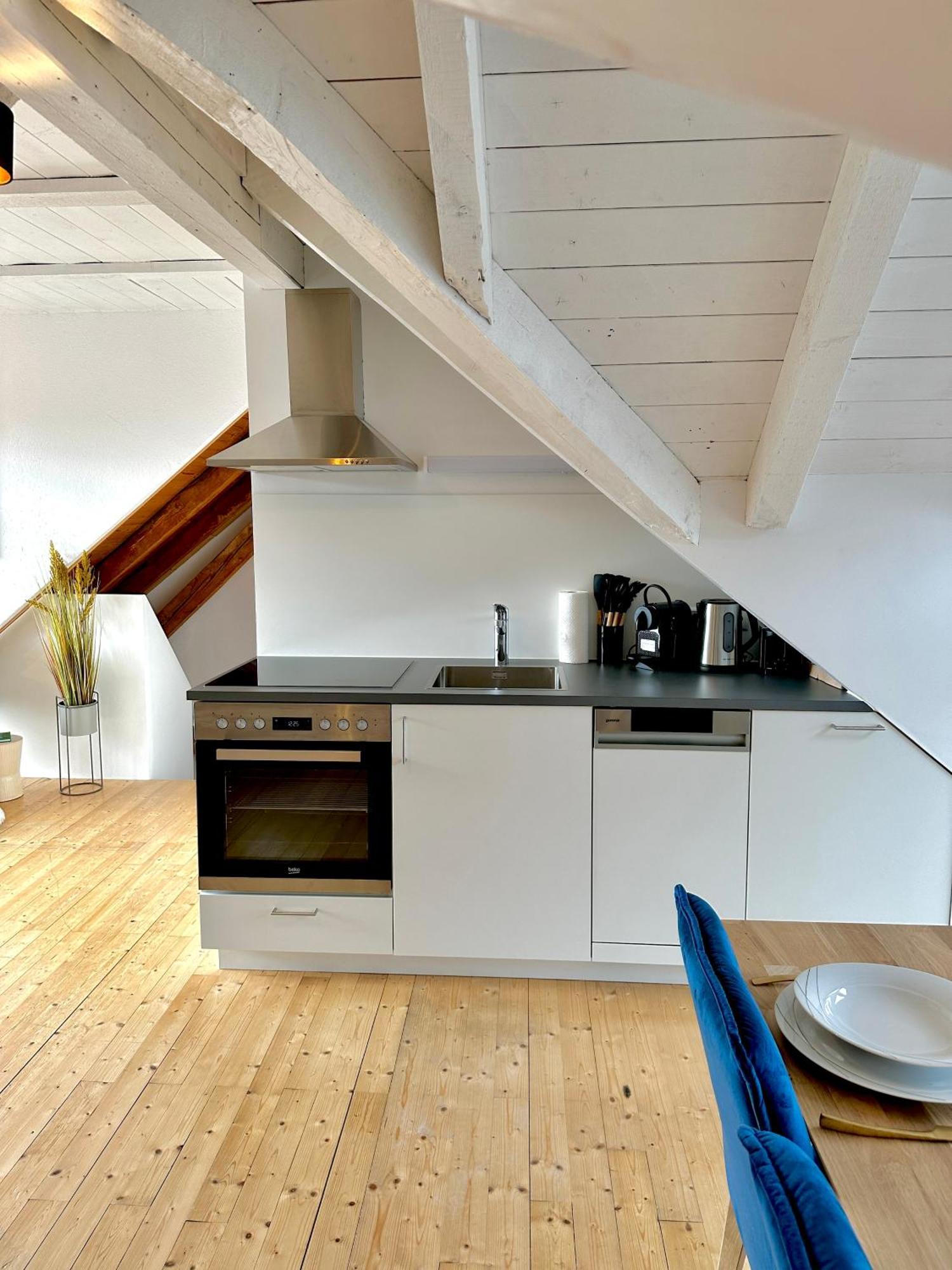 Zentrale Wohnung Mit Dachterasse Bregenz Exterior foto